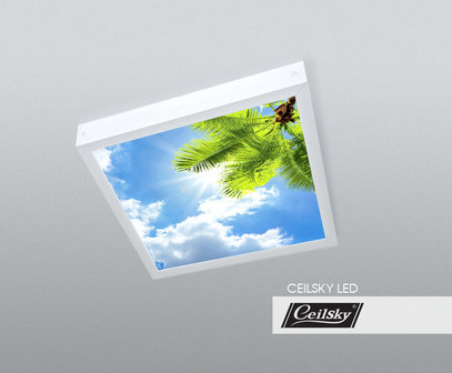 LED-Wolkenhimmel / Wolkendecke 1 Panel Aufbau 60x60