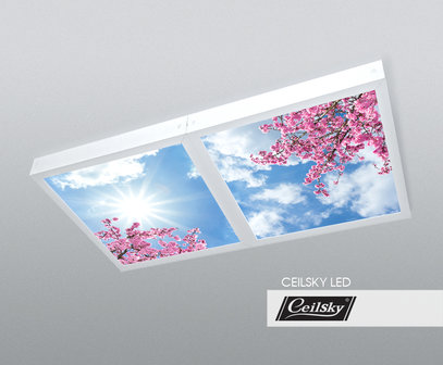 LED-Wolkenhimmel / Wolkendecke 1 Panel Aufbau 60x60