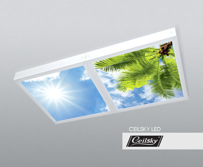 LED-Wolkenhimmel / Wolkendecke 1 Panel Aufbau 60x60