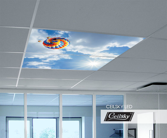 LED-Wolkenhimmel / Wolkendecke 2 Panels Einbau 120x60 / 125x62