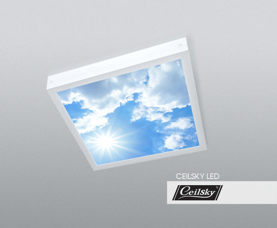 LED-Wolkenhimmel / Wolkendecke 1 Panel Aufbau 60x60