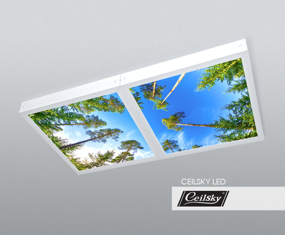LED-Wolkenhimmel / Wolkendecke 1 Panel Aufbau 60x60