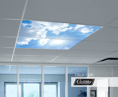 LED-Wolkenhimmel / Wolkendecke 2 Panels Einbau 120x60 / 125x62