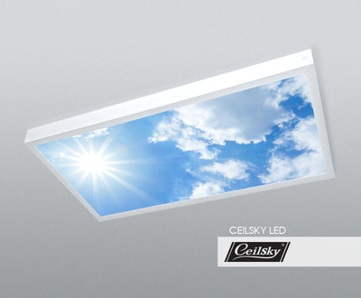 LED-Wolkenhimmel / Wolkendecke 1 Panel Aufbau 120x60